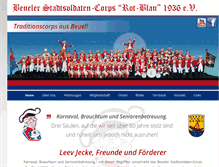 Tablet Screenshot of beueler-stadtsoldaten.de